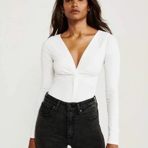Abercrombie white bodysuit
